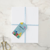 Sesamstraat Karakter Illustratie Dank u Cadeaulabel (Met Touw)
