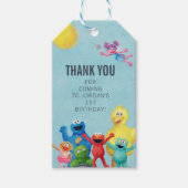 Sesamstraat Karakter Illustratie Dank u Cadeaulabel (Voorkant)
