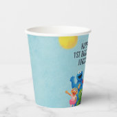 Sesamstraat karakter illustratie papieren bekers (Voorkant)