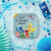 Sesamstraat karakter illustratie papieren bordje (Feest)
