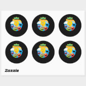 Sesamstraat Karakter Kunst Ronde Sticker (Vel)
