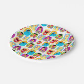 Sesamstraat Karakter Leuk & Kleurrijk Patroon Papieren Bordje (Gekanteld)