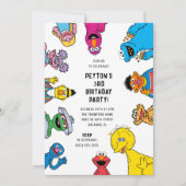 Sesamstraat karakter verjaardag kaart (Voorkant)