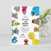 Sesamstraat karakter verjaardag kaart (Staand voorkant)