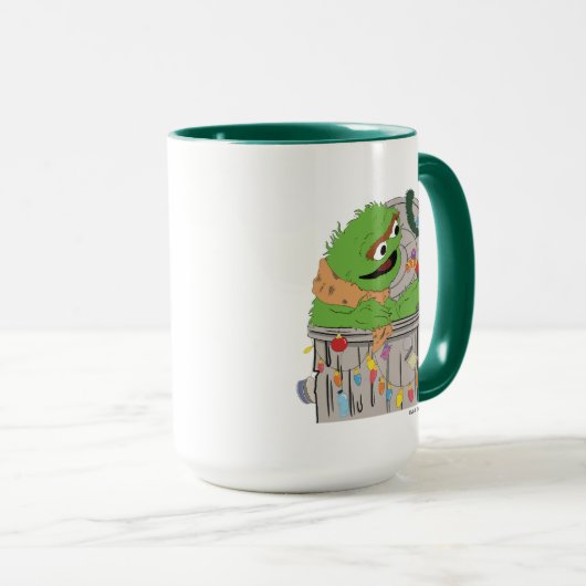 Sesamstraat | Kerst Oscar de Grouch Mok (Voorkant rechts)