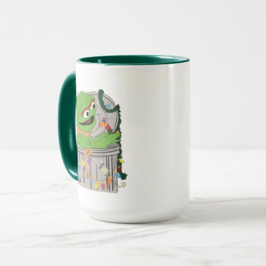 Sesamstraat | Kerst Oscar de Grouch Mok (Voorkant links)