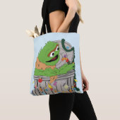 Sesamstraat | Kerst Oscar de Grouch Tote Bag (Dichtbij)