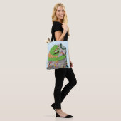 Sesamstraat | Kerst Oscar de Grouch Tote Bag (Op model)