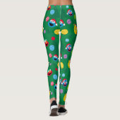 Sesamstraat kerstboompatroon leggings (Achterkant)