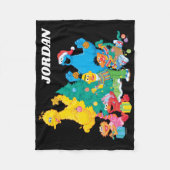 Sesamstraat | kerstcadeaus fleece deken (Voorkant)