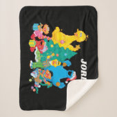 Sesamstraat | kerstcadeaus sherpa deken (Voorkant)