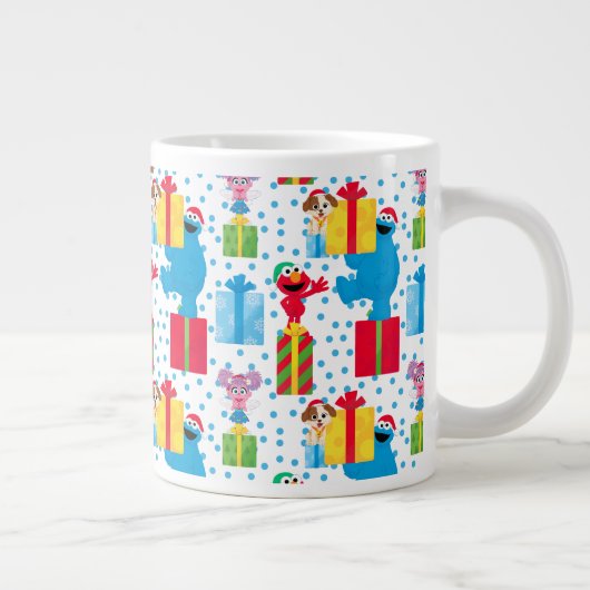 Sesamstraat kerstcadeautjes patroon grote koffiekop (Rechts)