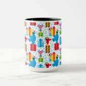 Sesamstraat kerstcadeautjes patroon mok (Midden)