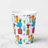 Sesamstraat kerstcadeautjes patroon papieren bekers (Rechts)