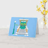 Sesamstraat| Kerstdeur Kaart (Gele Bloem)