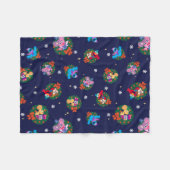 Sesamstraat Kerstmis - Grote Patroon Fleece Deken (Voorkant (Horizontaal))