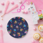 Sesamstraat Kerstmis - Grote Patroon Papieren Bordje (Feest)