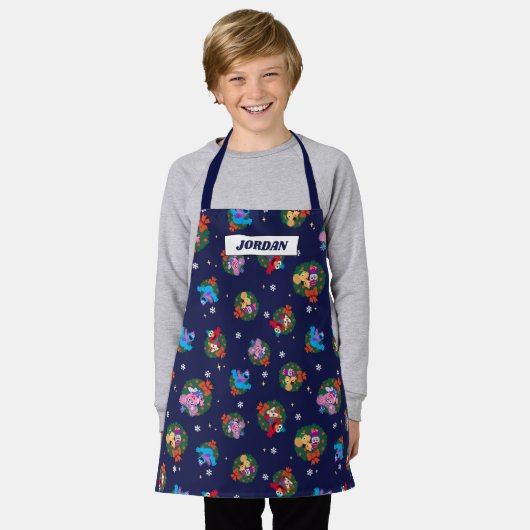 Sesamstraat Kerstmis - Grote Patroon Schort (Gedragen)