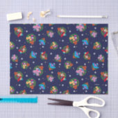 Sesamstraat Kerstmis - Grote Patroon Tissuepapier (Craft)