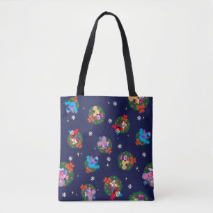 Sesamstraat Kerstmis - Grote Patroon Tote Bag