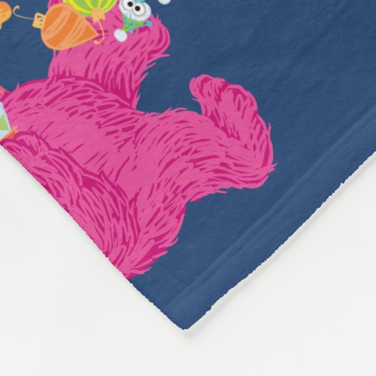 Sesamstraat | Kerstmis met de Hele Gang Fleece Deken (Hoek)