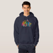 Sesamstraat | Kerstmis met de Hele Gang Hoodie (Voorkant volledig)