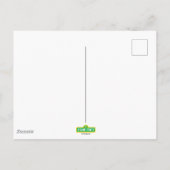 Sesamstraat Kerstmis Snowflake Patroon Briefkaart (Achterkant)