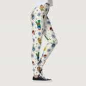 Sesamstraat Kerstmis Snowflake Patroon Leggings (Rechts)