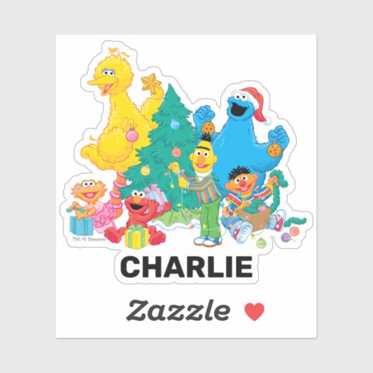 Sesamstraat | Kerstmis Sticker (Vel)
