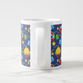 Sesamstraat kerstverlichting patroon grote koffiekop (Achterkant)