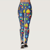 Sesamstraat kerstverlichting patroon leggings (Achterkant)