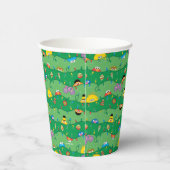 Sesamstraat kerstverlichting patroon papieren bekers (Rechts)