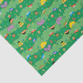 Sesamstraat kerstverlichting patroon tissuepapier (Detail)