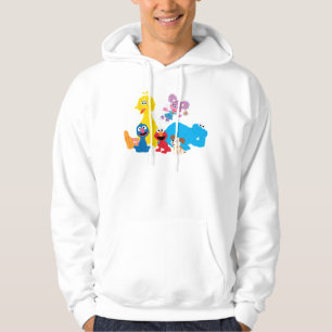 Sesamstraat   Kleurrijke Sesamstraat Vrienden Hoodie