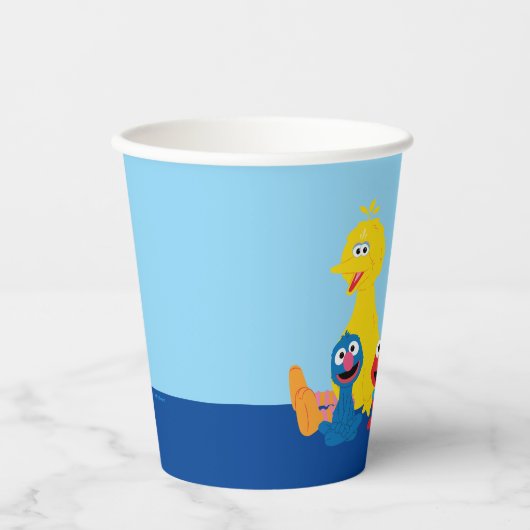 Sesamstraat | Kleurrijke Sesamstraat Vrienden Papieren Bekers (Voorkant)