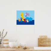 Sesamstraat | Kleurrijke Sesamstraat Vrienden Poster (Keuken)