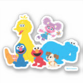 Sesamstraat | Kleurrijke Sesamstraat Vrienden Sticker (Voorkant)