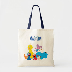 Sesamstraat Kleurrijke Sesamstraat Vrienden Tote Bag