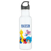 Sesamstraat | Kleurrijke Sesamstraat Vrienden Waterfles (Voorkant)