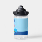 Sesamstraat | Kleurrijke Sesamstraat Vrienden Waterfles (Achterkant)