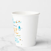 Sesamstraat | Koekjesmonster 1e verjaardag Papieren Bekers (Achterkant)