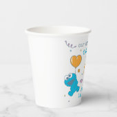 Sesamstraat | Koekjesmonster 1e verjaardag Papieren Bekers (Voorkant)