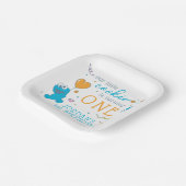 Sesamstraat | Koekjesmonster 1e verjaardag Papieren Bordje (Gebogen)