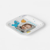 Sesamstraat | Koekjesmonster 1e verjaardag Papieren Bordje (Gebogen)