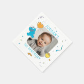 Sesamstraat | Koekjesmonster 1e verjaardag Servet (Hoek)