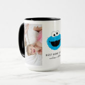 Sesamstraat Koekjesmonster | Beste mam foto Mok (Voorkant links)