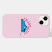 Sesamstraat | Koekjesmonster geniet van het leven Case-Mate iPhone Case (Achterkant (horizontaal))