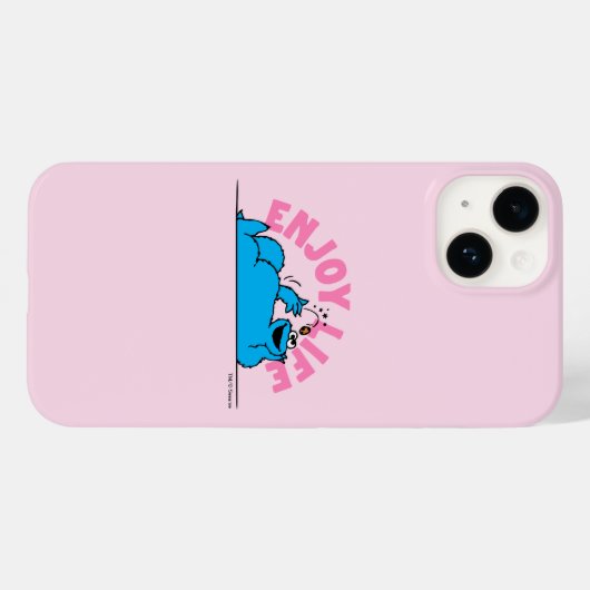 Sesamstraat | Koekjesmonster geniet van het leven Case-Mate iPhone Case (Achterkant (horizontaal))