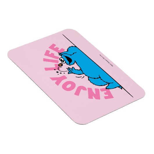 Sesamstraat | Koekjesmonster geniet van het leven Magneet (Rechterzijde)