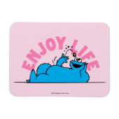 Sesamstraat | Koekjesmonster geniet van het leven Magneet (Horizontaal)